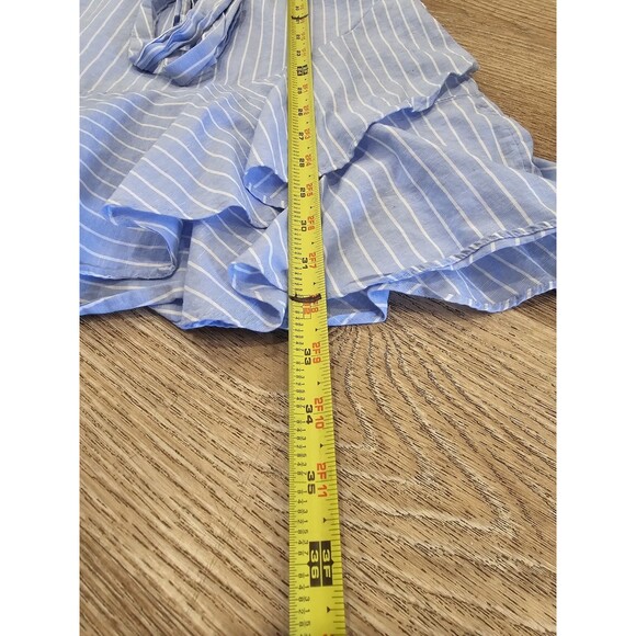 Express Women's Blue/White Striped Sleeveless Mini Dress Size 0 - Picture 5 of 7